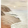 Quiet Shore textured coastal artwork without a decorative outer frame